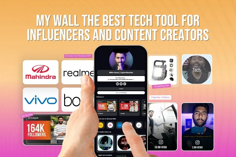 My Wall- The Best Tech Tool For Influencers And Content Creators